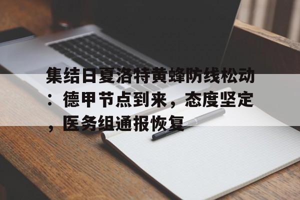 开云-集结日夏洛特黄蜂防线松动:德甲节点到来,态度坚定,医务组通报恢复的简单介绍